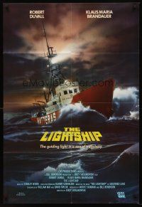 5f104 LIGHTSHIP int'l 1sh '85 Robert Duvall, Klaus Maria Brandauer, art of Coast Guard ship at sea!