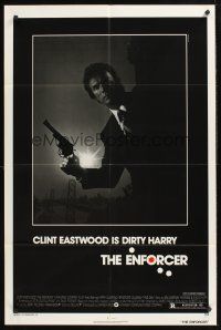 5f370 ENFORCER 1sh '76 photo of Clint Eastwood is Dirty Harry by Bill Gold!