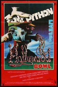 5f017 MONTY PYTHON LIVE AT THE HOLLYWOOD BOWL English 1sh '82 great wacky meat grinder image!