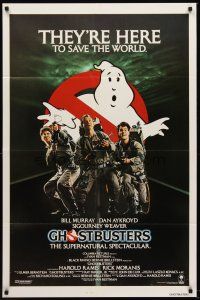 5f079 GHOSTBUSTERS int'l 1sh '84 Bill Murray, Aykroyd & Harold Ramis are here to save the world!