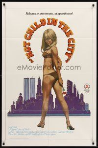 5f477 HOT CHILD IN THE CITY 1sh '79 John Holmes, L'Oriele, At home in a tenement...or a penthouse!