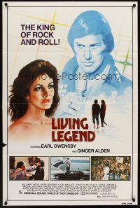 5f551 LIVING LEGEND 1sh '80 Earl Owensby in thinly veiled biography of Elvis Presley!