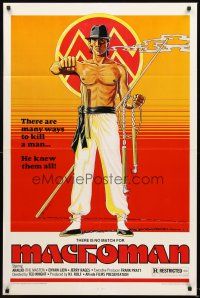 5f565 MACHOMAN 1sh '80 Filipino martial arts, there are many ways to kill a man!