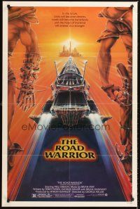 5f570 MAD MAX 2: THE ROAD WARRIOR 1sh '81 Mel Gibson returns as Mad Max, art by Commander!