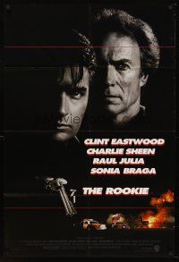 5f140 ROOKIE int'l 1sh '90 Clint Eastwood directs & stars w/Charlie Sheen!