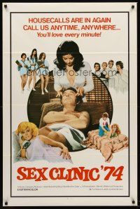 5f798 SEX CLINIC '74 1sh '74 wild sexy images, call us anytime... you'll love every minute!
