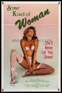 5f833 SOME KIND OF WOMAN 1sh '85 sexy Ginger Lynn in lingerie will never let you down!