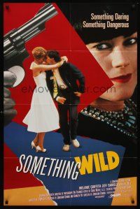 5f144 SOMETHING WILD int'l 1sh '87 great images of Melanie Griffith & Jeff Daniels!