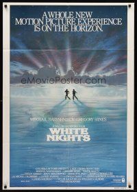 5f164 WHITE NIGHTS int'l 1sh '85 starring Russian ballet dancer Mikhail Baryshnikov!