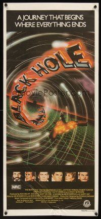 5g418 BLACK HOLE Aust daybill '79 Disney sci-fi, Schell, Anthony Perkins, Forster, Yvette Mimieux