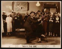 5g667 MARRY THE GIRL English LC '35 great image of crowd watching couple dance at party!