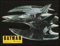 5g839 BATMAN French LC '89 Tim Burton, great full image of the Batwing!