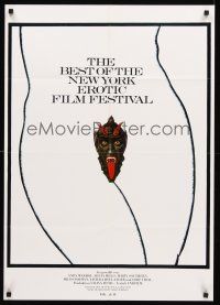5g163 BEST OF THE NEW YORK EROTIC FILM FESTIVAL German '70 wild devil's head artwork!