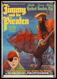 5g173 BOY & THE PIRATES German '60 Charles Herbert, the most amazing adventure a boy ever lived!
