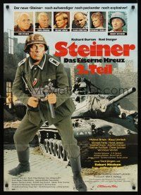 5g174 BREAKTHROUGH German '79 Andrew McLaglen directed, great image of soldier Richard Burton!