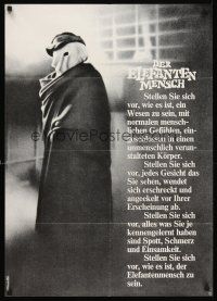 5g209 ELEPHANT MAN German '81 John Hurt is not an animal, David Lynch directed, Anthony Hopkins!