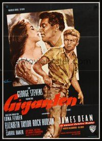 5g237 GIANT German R60s James Dean, Elizabeth Taylor, Rock Hudson, directed by George Stevens!