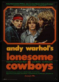 5g270 LONESOME COWBOYS German '72 Andy Warhol surreal western starring Joe Dallesandro!