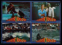 5g359 JAWS 3-D German LC poster '83 Dennis Quaid, Bess Armstrong, Lou Gossett Jr.!