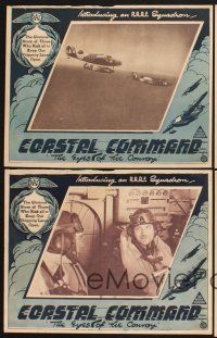 5g668 COASTAL COMMAND 4 Aust LCs '43 cool images of English World War II airplanes & pilots!