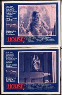 5g672 HOUSE 6 Aust LCs '86 William Katt, wacky haunted house horror comedy!