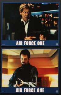 5g793 AIR FORCE ONE 8 French LCs '97 President Harrison Ford, Gary Oldman, Glenn Close