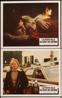 5g721 LITTLE GIRL WHO LIVES DOWN THE LANE 17 French LCs '77 Jodie Foster, Martin Sheen