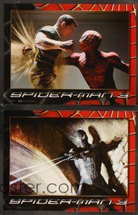 5g813 SPIDER-MAN 3 8 French LCs '07 Sam Raimi, Tobey Maguire, Kirsten Dunst, James Franco