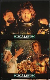 5g844 EXCALIBUR 24 German LCs '81 Nigel Terry, directed by John Boorman, different images!