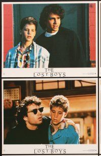 5g895 LOST BOYS 11 German LCs '87 teen vampire Kiefer Sutherland, Corey & Corey, Joel Schumacher!