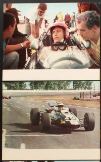 5g877 WINNING 15 German LCs '69 Paul Newman, Joanne Woodward, different Indy car racing images!