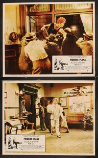 5g956 FRONT PAGE 8 Mexican LCs '75 Jack Lemmon & Walter Matthau, directed by Billy Wilder!