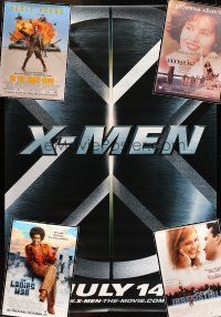 5h027 LOT OF 14 ROLLED BUS STOP POSTERS '94 - '00 X-Men, The Ladies Man & more!