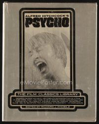 5h134 ALFRED HITCHCOCK'S PSYCHO first edition hardcover book '74 with over 1,300 photos & dialogue