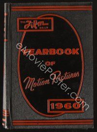 5h133 FILM DAILY YEARBOOK OF MOTION PICTURES 42nd edition hardcover book '60 movie information!