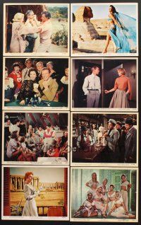 5h015 LOT OF 44 COLOR 8x10 STILLS '50s Meet Me In Las Vegas, Valley of the Kings & more!