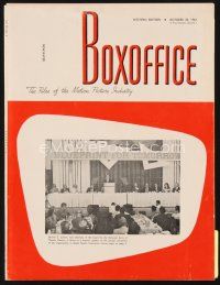 5h058 BOX OFFICE exhibitor magazine October 30, 1967 includes full-color MGM 67/68 yearbook w/2001