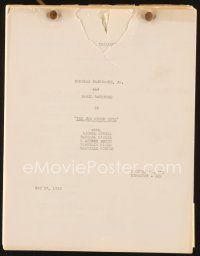 5h233 SUN NEVER SETS continuity & dialogue script May 27, 1939, screenplay by W.P. Lipscomb!