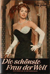 5h161 BEAUTIFUL BUT DANGEROUS German program '56 different images of sexy Gina Lollobrigida!