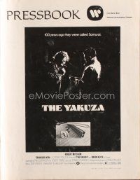 5h403 YAKUZA pressbook '75 Robert Mitchum, Paul Schrader, directed by Sydney Pollack!