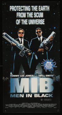5j107 MEN IN BLACK Aust daybill '97 Will Smith & Tommy Lee Jones with huge guns!