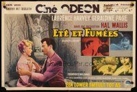 5j459 SUMMER & SMOKE Belgian '61 Laurence Harvey & Geraldine Page, Tennessee Williams' play!