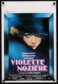 5j472 VIOLETTE Belgian '79 Claude Chabrol's Violette Noziere, sexy Isabelle Huppert!
