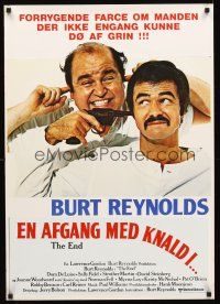 5j520 END Danish '78 Burt Reynolds & Dom DeLuise, death is a pie in the face from god!