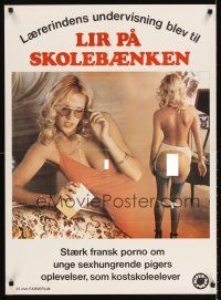 5j562 LITTLE SCHOOLGIRLS Danish '80 Claude Mulot, wild images of sexy women, French sexploitation!