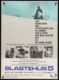 5j602 SLAUGHTERHOUSE FIVE Danish '72 Kurt Vonnegut, Michael Sacks, topless Vallerie Perrine!