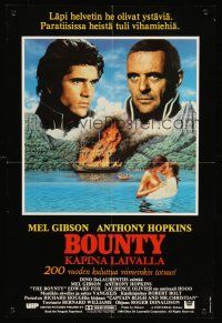 5j009 BOUNTY Finnish '84 Mel Gibson, Anthony Hopkins, Laurence Olivier, Mutiny on the Bounty!