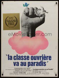 5j700 LA CLASSE OPERAIA VA IN PARADISO French 23x32 '71 bizarre Ferracci art!