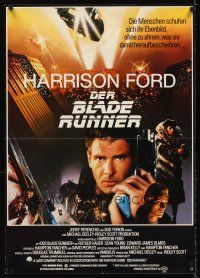 5j268 BLADE RUNNER German '82 Ridley Scott, different montage of Harrison Ford & cast!