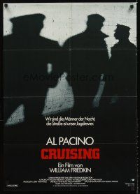 5j273 CRUISING German '80 William Friedkin, Al Pacino pretends to be gay, different image!